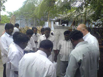 35 New believers were baptized this afternoon !!!!!